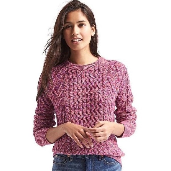GAP Sweaters - gap • pink knit sweater